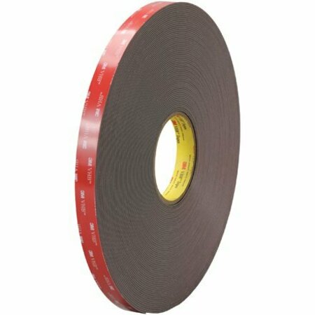 BSC PREFERRED 3/4'' x 5 yds. Black 3M 4947F VHB Tape VHB494734R